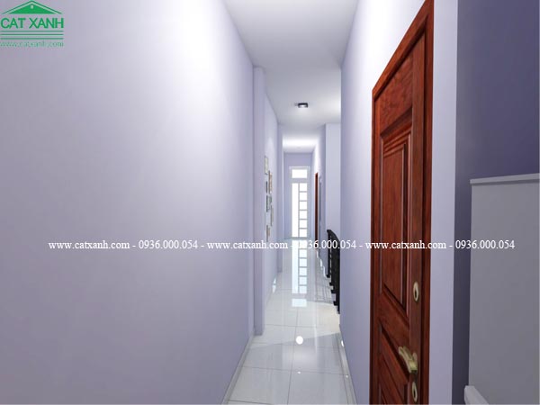 thiết kế nhà ống 2 tầng