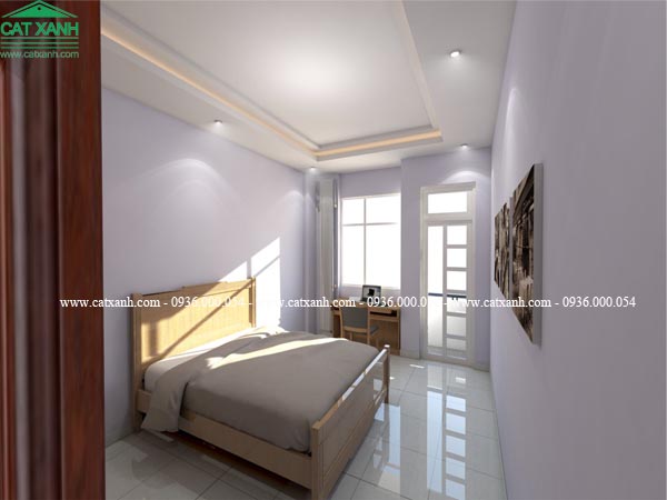 thiết kế nhà ống 2 tầng