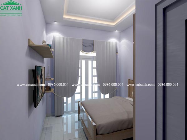 thiết kế nhà ống 2 tầng