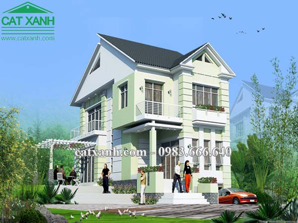 11 mẫu thiết kế biệt thự đẹp 2 tầng được ưa thích nhất hiện nay